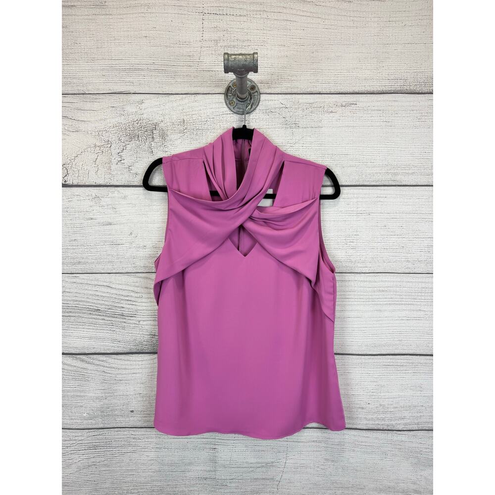 Strut & Bolt Women's Light Purple Sleeveless Criss Cross Top Size Medium